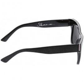 Square Women's Shine On Square Hideaway Bifocal Sunglasses - Black - 53 mm 1.5 - C918OIDINAI $18.25