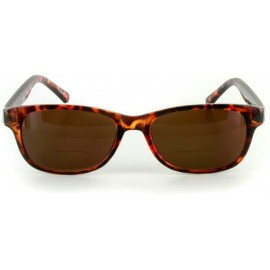 Wayfarer Oahu" Bifocal Sunglasses with Designer Wayfarer Shape for Stylish Men and Women (Tortoise w/Amber +1.25) - CE11MW5W1...