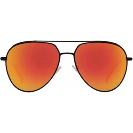 Aviator Classic Aviator Metal Frame Sunglasses with Spring Hinges for Men and Women 1930 - Orange - CE18QRX8N3S $16.20