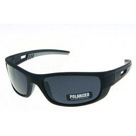 Sport Men's Retro Sports Sunglasses - Black Frame - CI11QYR2XCX $13.97