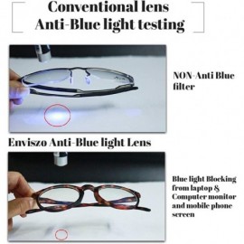 Round blue light blocking (Anti Bluelight) glasses 50mm unisex For Men And Women (Round) - Black - C41983H052N $20.92