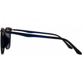 Square p523 Trendy Square Polarized - for Womens-Mens 100% UV PROTECTION - Black-silvermirror - CH192TQUCHM $26.08