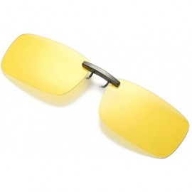 Square Mirror Sunglasses Bummyo Detachable sunglasses - Yellow - CY18NZ7SG3A $9.83