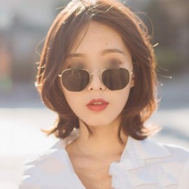 Square Women Retro Polygonal Tinted Color Lens Sunglasses Cute Sexy Eye Vintage Pink Lenses Square Sun Glasses - CY197Y7HRWR ...