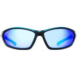 Aviator Backspray Original Series Sunglasses - Black/Blue - CL116GFPWPN $17.83