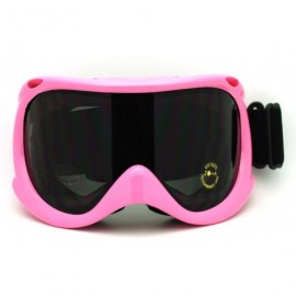 Sport Ski Snowboard Goggles Anti Fog Oversized Foam Padded Frame - Pink - C411GZZZP8N $17.23