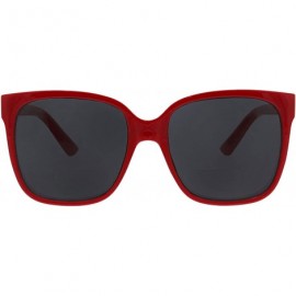 Oversized Women's Palisades Bifocal Oversized Reading Sunglasses - Red - C6196536X30 $16.40