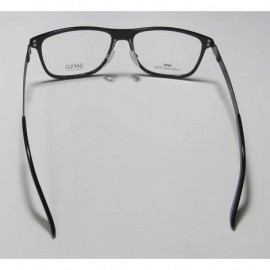 Rimless 1024 Elasta Mens/Womens Designer Full-rim Authentic Contemporary Casual Eyeglasses/Glasses - Matte Black - CP11S9IMVB...