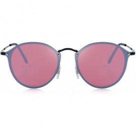 Rectangular Men/Women Retro Oval Sunglasses 100% UV Protection S6308 - Red - CS188Y900M3 $12.94