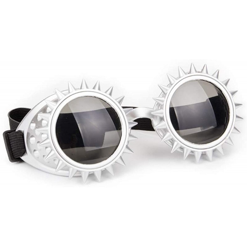 Goggle Festival Kaleidoscope Glasses Steampunk Goggles Halloween Cosplay Goggles - Black - CS18T705O55 $12.04