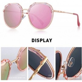 Oversized DESIGN Women Luxury Brand Oval Polarized Sunglasses Ladies Fashion C01 Black - C06 Green - C818XE06OKM $15.79