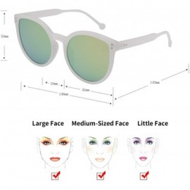 Oversized Fashion Polarized Oversized Cat Eye Sunglasses for Women - Green - C318I5L90XQ $15.18