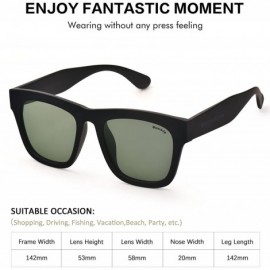 Sport Polarized Sunglasses Men Women UV400 Protection 58mm Len-Plastic Frame - Grey 27 - CC18EOWXC4K $15.31