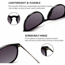 Wayfarer SUNGAIT Vintage Round Sunglasses for Women Classic Retro Designer Style - C01843UL2C7 $12.69