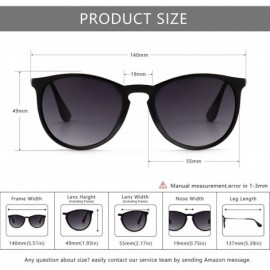 Wayfarer SUNGAIT Vintage Round Sunglasses for Women Classic Retro Designer Style - C01843UL2C7 $12.69