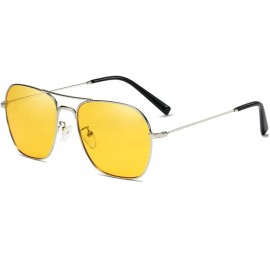 Goggle Stylish European Sunglasses Definition Fashionable - 3. Gold-framed Bean Curd Foot Set for Fading Tea - C218TKL0LNQ $7.40