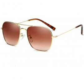 Goggle Stylish European Sunglasses Definition Fashionable - 3. Gold-framed Bean Curd Foot Set for Fading Tea - C218TKL0LNQ $7.40