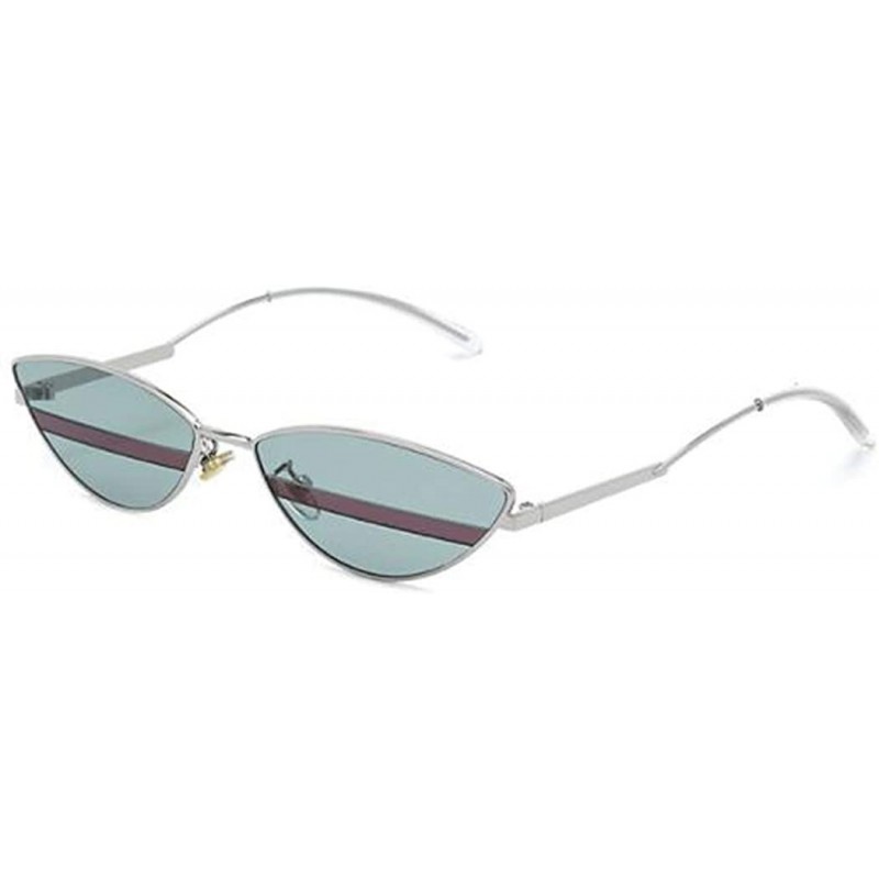 Cat Eye 2019 new ladies sunglasses - cat eyes ultra small frame triangle ladies sunglasses - C - CB18SC39O7A $32.67