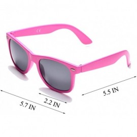 Square Wholesale 80'S Pink UV Coating Party Sunglasses for Adults Kids 10 Pack (Pink) - Pink - CD18EQT5XYU $14.87