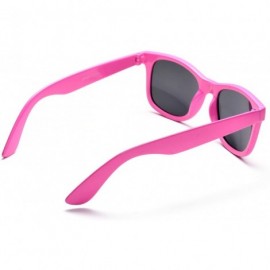 Square Wholesale 80'S Pink UV Coating Party Sunglasses for Adults Kids 10 Pack (Pink) - Pink - CD18EQT5XYU $14.87