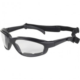 Sport Freedom Padded Riding Sunglasses with Detacheable Strap (Black Frame/Clear Lens) - CI1166ETE2B $11.41