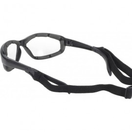 Sport Freedom Padded Riding Sunglasses with Detacheable Strap (Black Frame/Clear Lens) - CI1166ETE2B $11.41