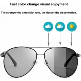 Aviator Men's Aviator Sunglasses Polarized UV Protection Lightweight Ideal for Driving Fishing Cycling and Running - CH18A8OC...