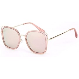 Aviator Women's sunglasses Korean version of polarized sunglasses in Europe and America - B - CC18QRIZUG8 $39.77