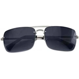 Rectangular Gradient Readers Strength Sunglasses Gunmetal - Silver Frame - Black Gradient - CV18U27GDRW $12.34