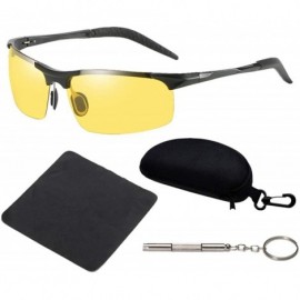 Rimless Semi-Rimless Polarized Sport Sunglasses Anti-wind sand Ideal for Running or Cycling - CG18TZ07RN3 $11.90