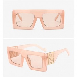 Oversized Oversized Sunglasses Arrival Vintage Designer - C4 - CZ197ZRAZK5 $9.38