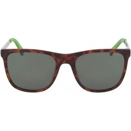 Rectangular Men's N3630sp Rectangular Sunglasses - Matte Dark Tortoise/Grey Polarized - CH18KMAWYDN $62.32