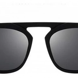 Aviator Men's Driving PC Mirror Frame - TAC Lens Sunglasses - B - C418RY7UA9H $58.26