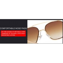 Aviator Fashion 2019 new sunglasses - ladies sunglasses - double beam sunglasses - A - CK18S9HWU8R $41.88