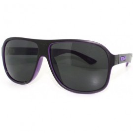 Square Kush Marijuana Pot Head Speed Racer Plastic Pilot Sunglasses - Purple - CA11YW4A29P $9.55