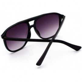 Semi-rimless Polarized Sunglasses Protection Fashion - Purple - CG194Y76DZY $7.39