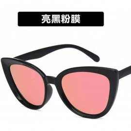 Goggle Luxury Mirror Cute Sexy Cat Eye Sunglasses Women Metal Retro Small Vintage Female Sun Glasses - 3 - CE198A7YLIZ $26.78