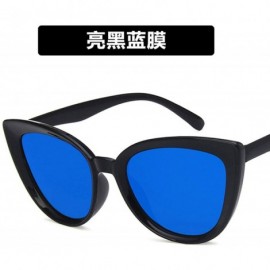 Goggle Luxury Mirror Cute Sexy Cat Eye Sunglasses Women Metal Retro Small Vintage Female Sun Glasses - 3 - CE198A7YLIZ $26.78