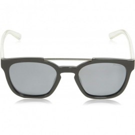 Rectangular Men's N3638sp Rectangular Sunglasses - Dark Grey/Grey Polarized - C618Q08K388 $50.57