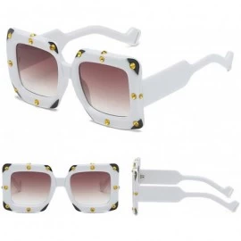 Oversized Fashion Man Women Irregular Shape Sunglasses Glasses Vintage Retro Style 2019 Fashion - C - C718TK6HIS8 $8.87