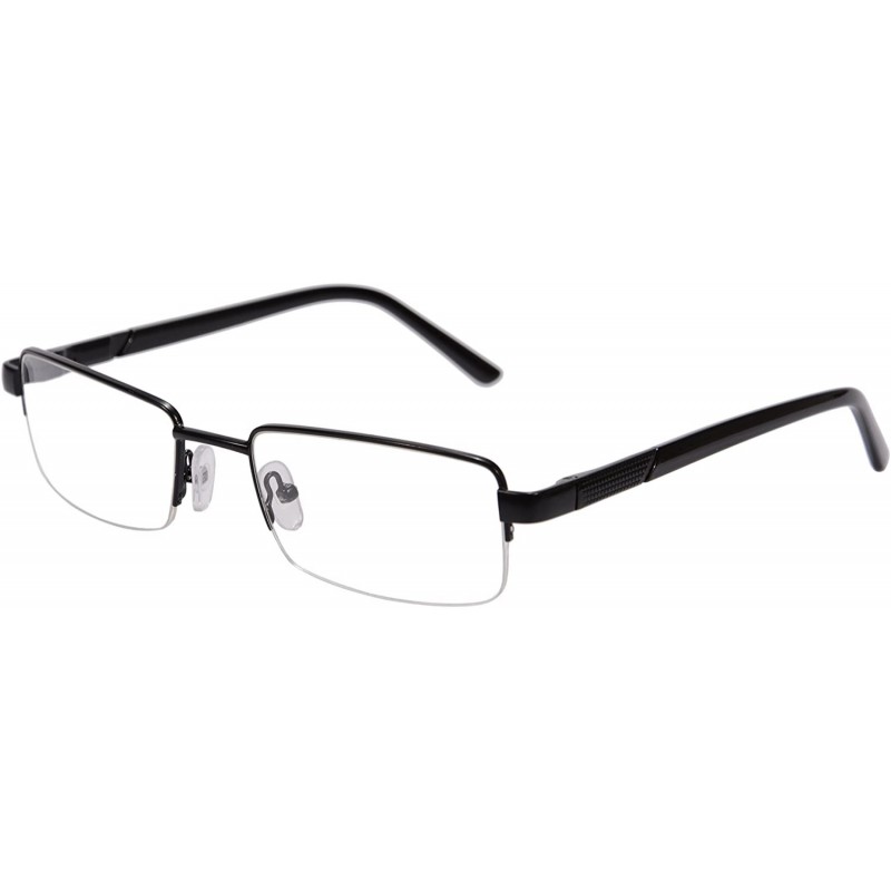 Rectangular Metal Frame Blue Light Blocking Reading Glasses 1.56 Lenses-6334 - CR17YI7U9OW $31.63