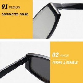 Cat Eye Women Men Vintage Cat Eye Sunglasses Classic Brand Rectangle Sun Glasses Fashion Yellow Red Eyewear - CD199OK2HCA $9.82