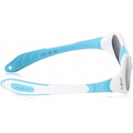 Oval Kids Looping 1 Sunglasses (Ages 0-18 Months Old) - White/Blue - CW11KJWOG8N $44.43