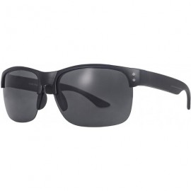 Sport Polarized Sunglasses for Men Women Golfing Driving 8021 - Black/Grey - CH18TNARIYN $9.94