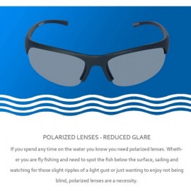 Square Floating Polarized Sunglasses for Men Women Fishing Sailing Water Sports Eyewear UV Protection - Black P79 - CJ1935XNZ...