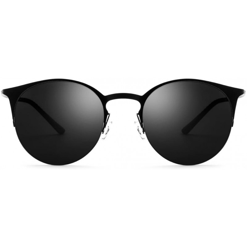 Wrap Sunglasses Rectangular Protection Popular - Black Frame/Gray Lens - C01997LMLUW $33.89