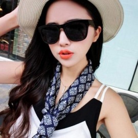 Square Oversized Sunglasses Coating Classic Glasses - Gold - CB197TXYQO2 $27.18