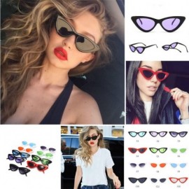 Cat Eye Clearance! Women Fashion Cat Eye Sunglasses-Fashion Shades Candy Colored Integrated UV Protection Sun Glasses (G) - C...