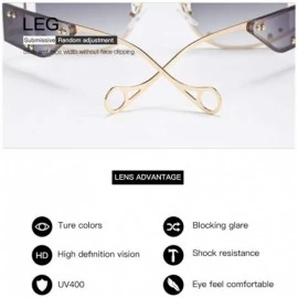 Square Woman Retro Oversized Big Square Frame UV400 Polarized Sunglasses for Female 2130 - Tea - C618ZA66GY7 $35.89