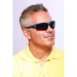 Square "Stone Creek MX1" Men's Wrap-Around Bifocal Reading Sports Sunglasses (Black Diamond +3.00) - CY11WG1E94V $23.73